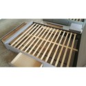 Bed CAREN 160x200cm, grey