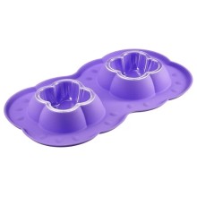 Plastic bowl Double with base 200mlx42x23cm