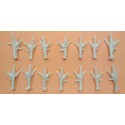 Chicken feet white 100g