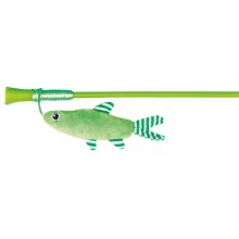 Toy for cats Playing rod with fish, 42 cm
