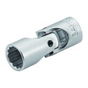 Bi-Hex socket with flex joint A6710DZ 7/16", 1/4"