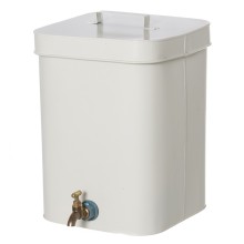 Water tank square matt white 10L